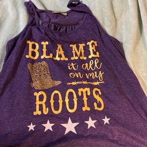 Tank top ordered for a concert wore once